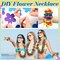 Hawaiian Lei Making Craft Kit Makes 24 Foam Flower Necklace EVA Flower Shape Foam for Party Decoration